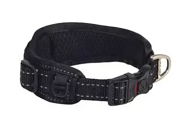 СКИДКА Rogz Utility ошейник с комфортной посадкой для собак, черный