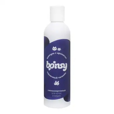 Bonsy шампунь гипоаллергенный с ароматом "черничный чизкейк" для кошек и котят