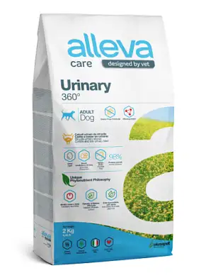 Alleva Care Dog Adult Urinary 360 сухой диетический корм для взрослых собак всех пород при заболевании мочевыводящей системы (струвиты)